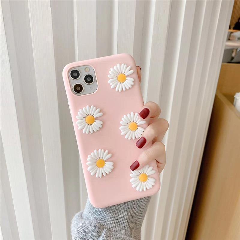 3D Pink Daisy iPhone Case - Voxx Case