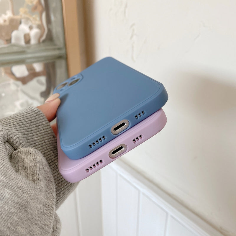 Silicone iPhone Case ( Sky Blue )