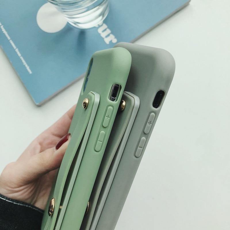 Army Green + Strap Phone Cases - VoxxCase