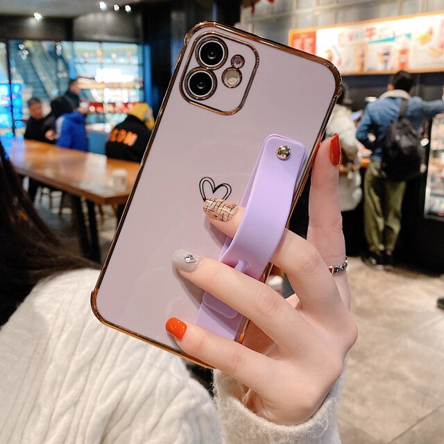 Plated Love Heart iPhone Cases - Voxx Case