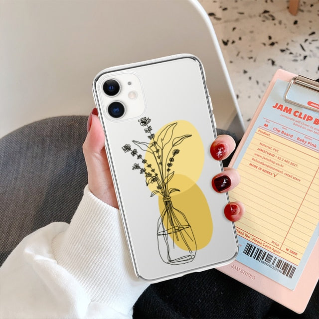Thin Floral iPhone Cases