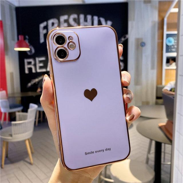 Anti-Knock Love Heart iPhone Cases - Voxx Case