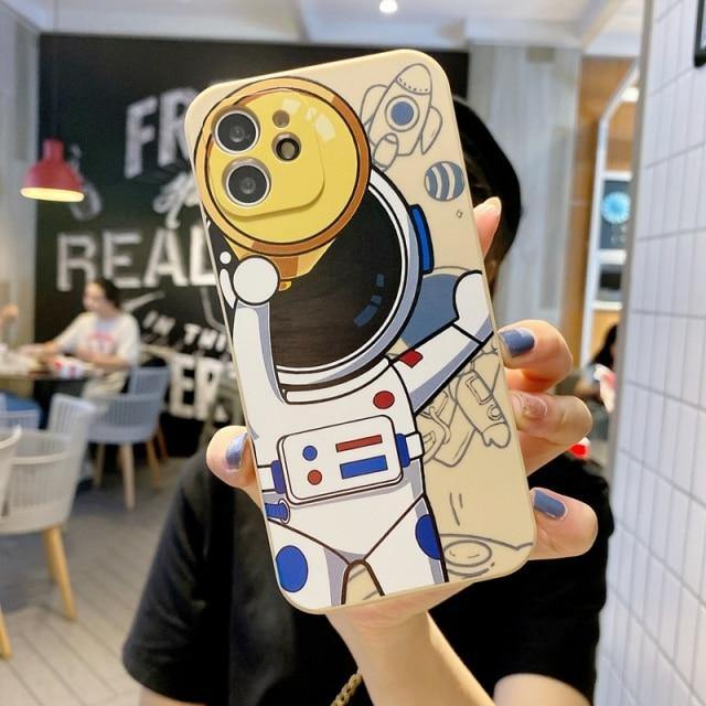 Astronaut Telescope Lens iPhone Cases