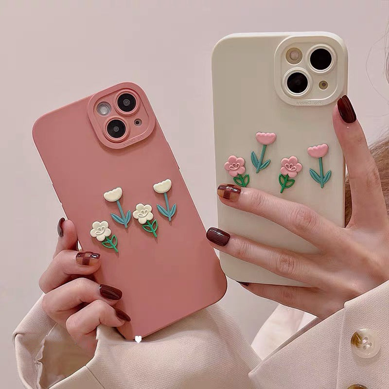 3D Candy Floral iPhone Case