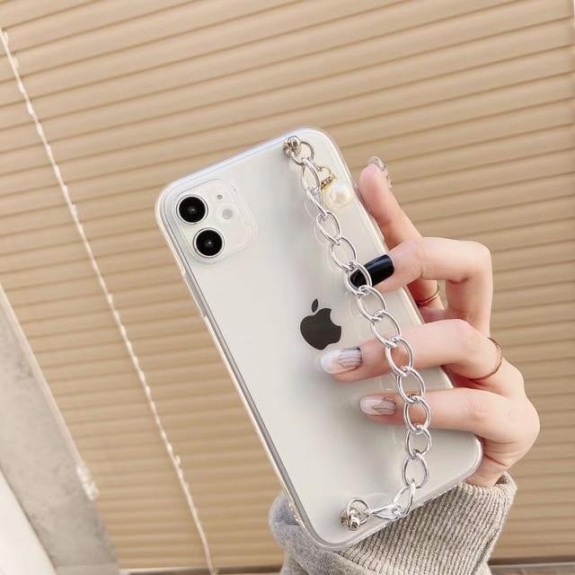 Soft Clear + Chain iPhone Case - VoxxCase