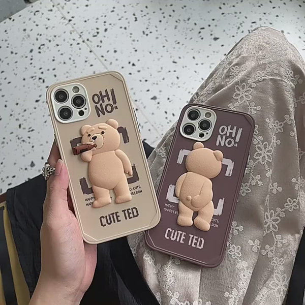 Ultra Protective 3D Teddy Bear iPhone Cases - Voxx Case