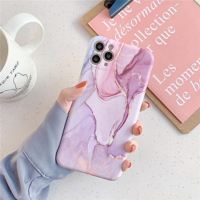 Earthly Vintage Marble iPhone Cases - VoxxCase