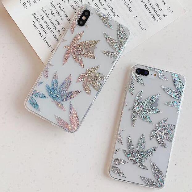 Glitter Pattern Floral Design iPhone Cases ( + Variants ) - VoxxCase