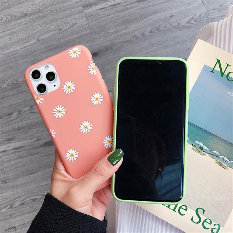Light Green Floral iPhone Case - VoxxCase