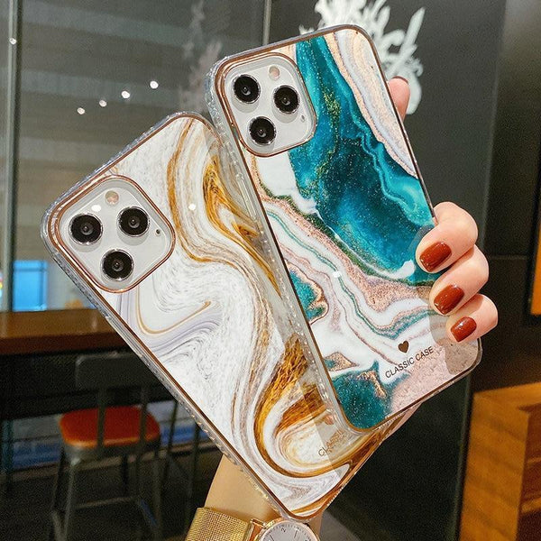 Lush Glitter Marble iPhone Cases - VoxxCase