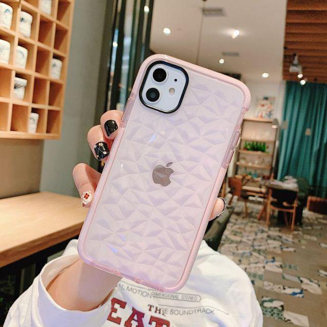 Pink Diamond Pattern iPhone 12 XR case - Voxx Case
