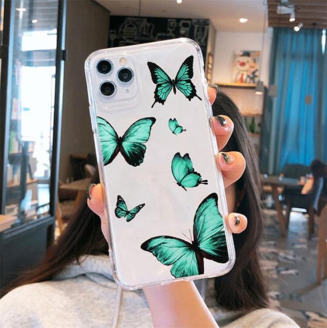 Transparent butterfly iphone cases - Voxx Case