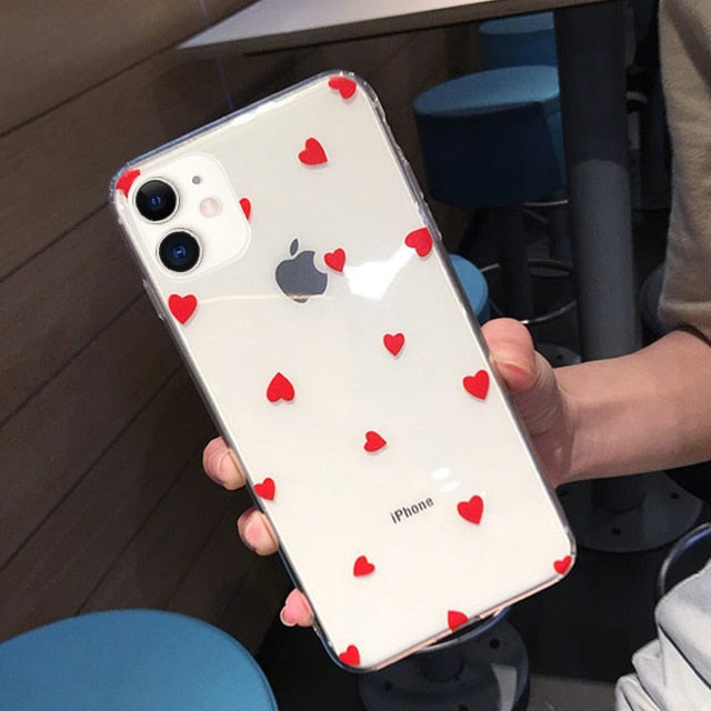 Transparent Cute Dots iPhone Cases