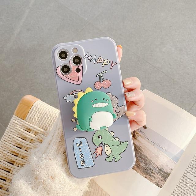 3D Cute Grips iPhone Covers - VoxxCase