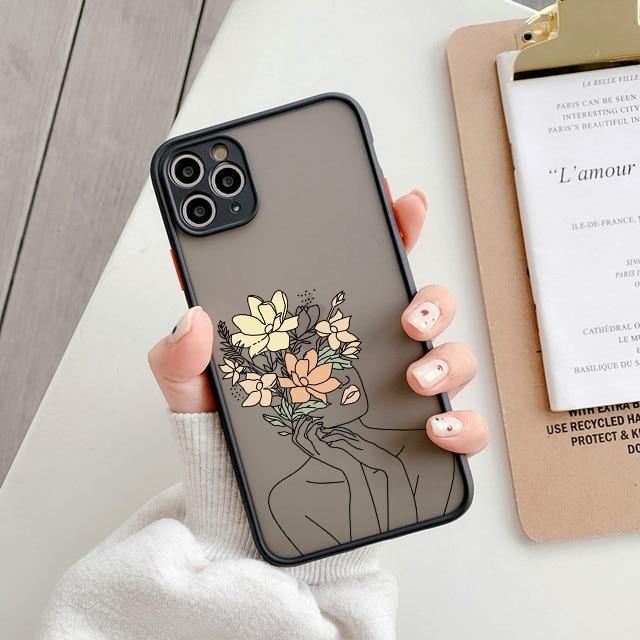 Floral Camera Protector iPhone Cases - VoxxCase