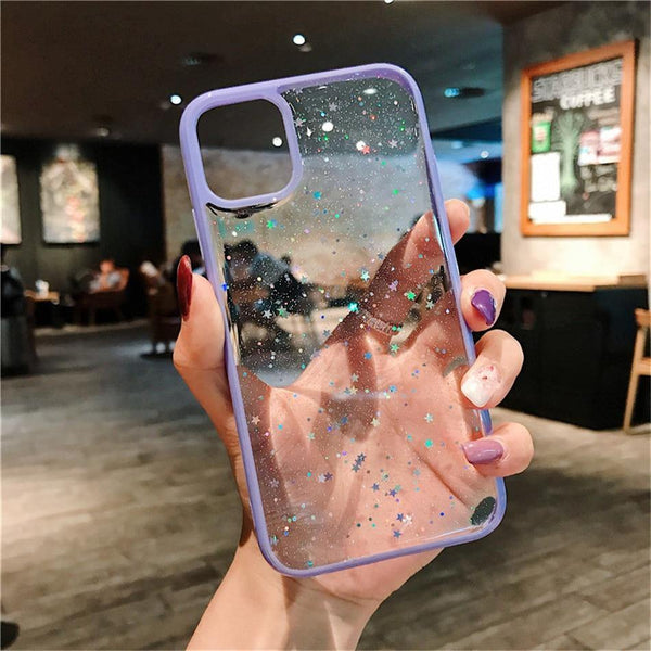 Quicksand Shockproof iPhone Case ( Purple ) - VoxxCase