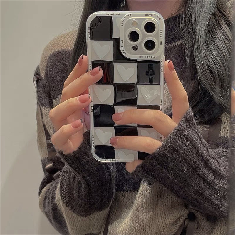 Black & White 3D iPhone Case