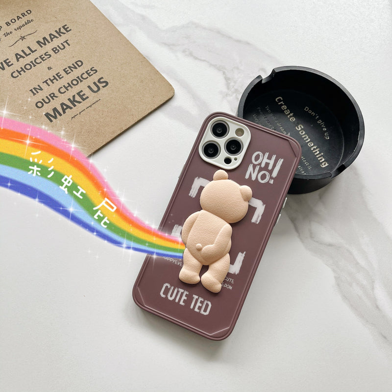 Ultra Protective 3D Teddy Bear iPhone Cases