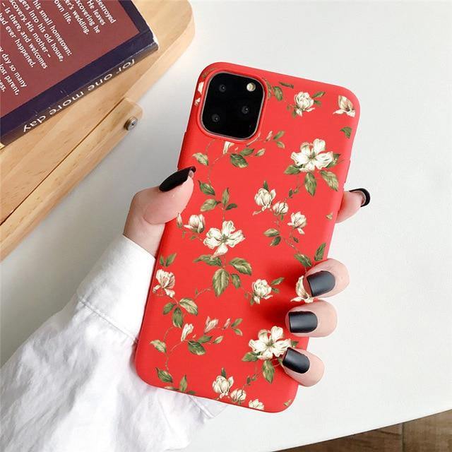 Red Spring Daisy iPhone Case - VoxxCase