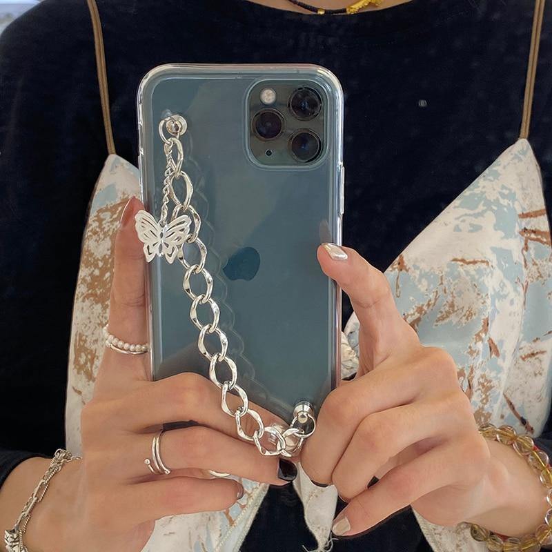 Soft Clear + Chain iPhone Case - VoxxCase