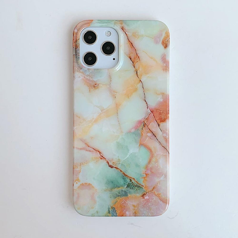 Soft Latte Marble iPhone Cases - VoxxCase